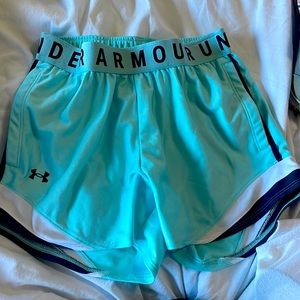 light blue under armour shorts women’s size xxs